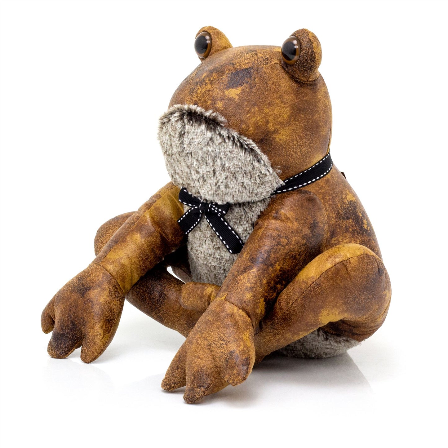 Jeremy Frog Doorstop | Faux Leather Weighted Toad Shaped Animal Door Stop 1.9kg