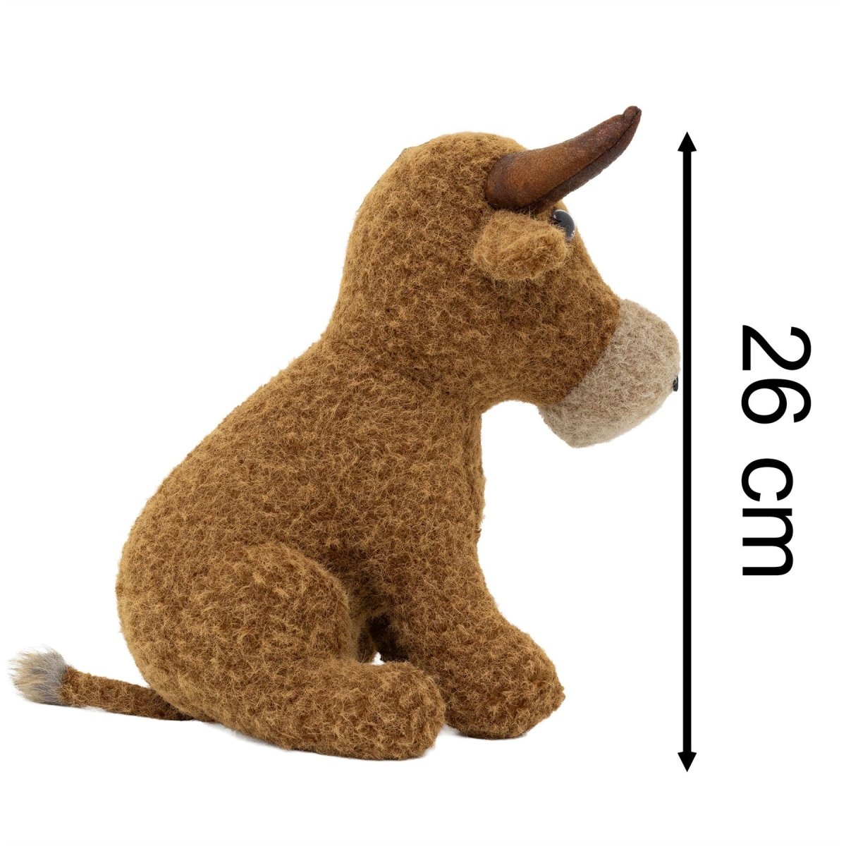 Albie Highland Cow Fabric Doorstop | Highland Cow Door Stop Animal Door Stopper - Doorstop