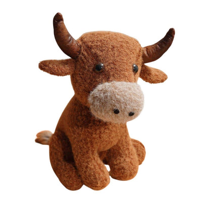Albie Highland Cow Fabric Doorstop | Highland Cow Door Stop Animal Door Stopper - Doorstop