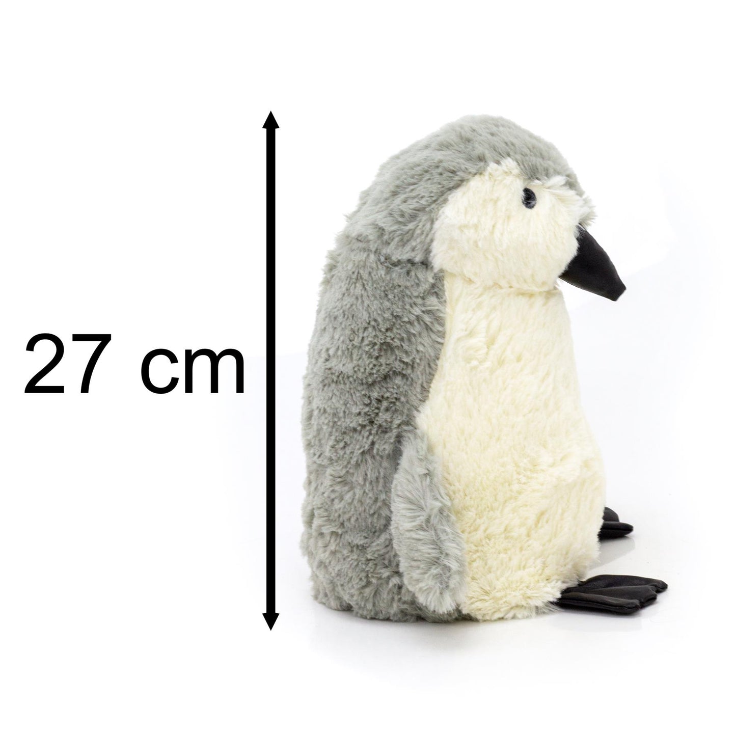 Take Me Home Plush Penguin Doorstop ~ Decorative Door Stop Grey