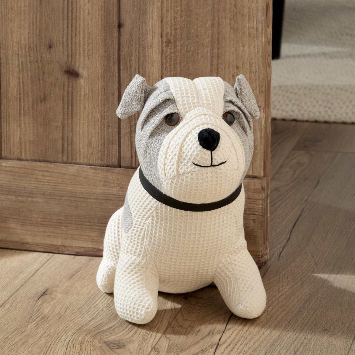Betsie Dog Door Stop, 1.4kg Fabric Dog - shaped Doorstop, 28cm Animal Door Stopper - Doorstop