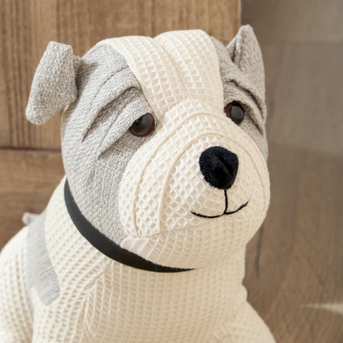 Betsie Dog Door Stop, 1.4kg Fabric Dog - shaped Doorstop, 28cm Animal Door Stopper - Doorstop