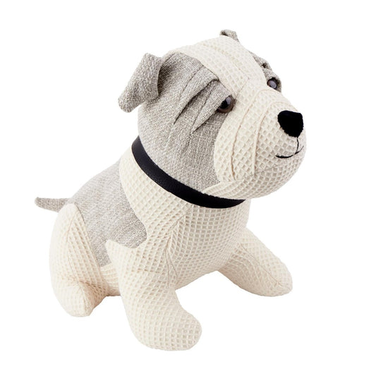 Betsie Dog Door Stop, 1.4kg Fabric Dog - shaped Doorstop, 28cm Animal Door Stopper - Doorstop