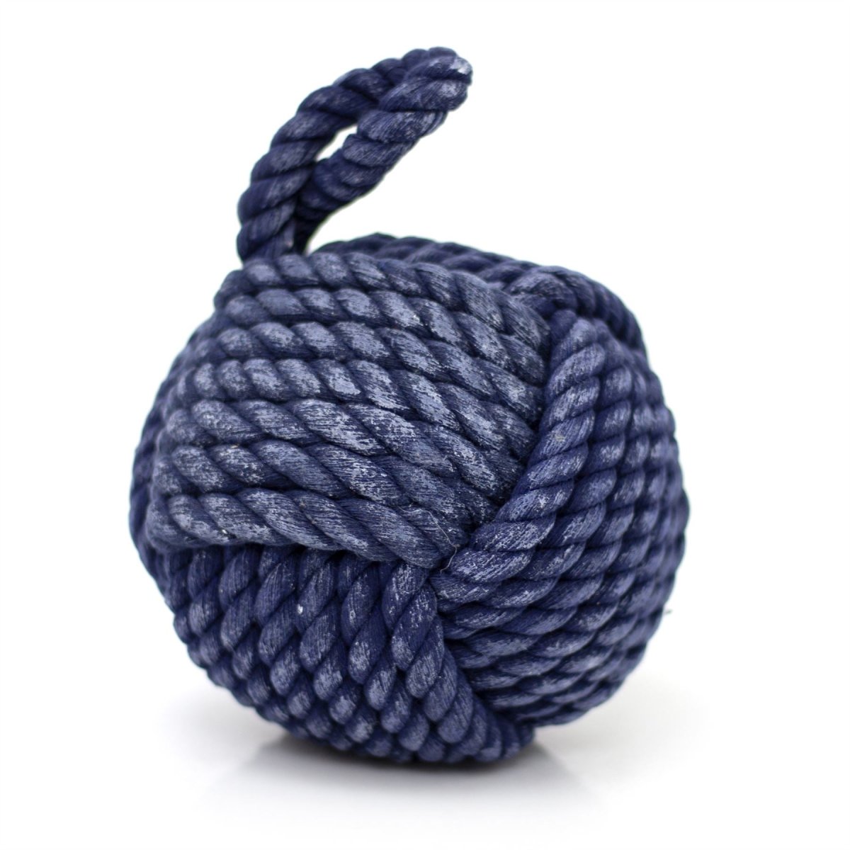 Blue Nautical Knot Rope Doorstop | Nautical Monkey's Fist Seaside Rope Door Stop - Doorstop