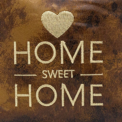 Brown Faux Leather Doorstop Cube | Square Home Door Stop Weighted Door Stopper - Doorstop