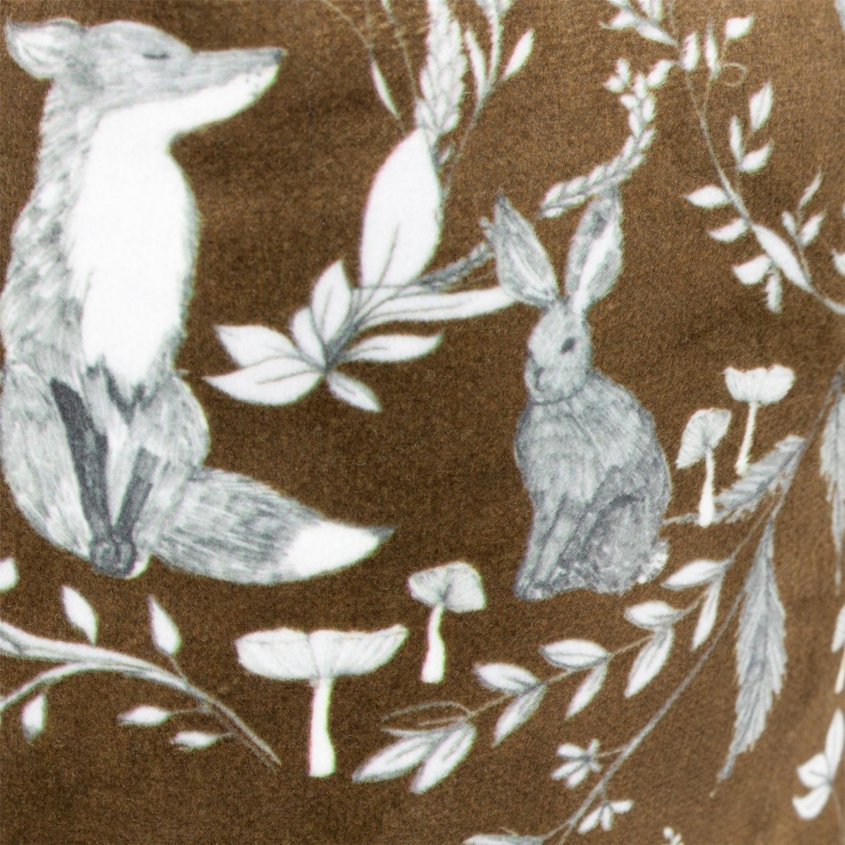 Buckthorn Amber Doorstop | Forest Animals Velvet Weighted Door Stop - 18cm - Doorstop