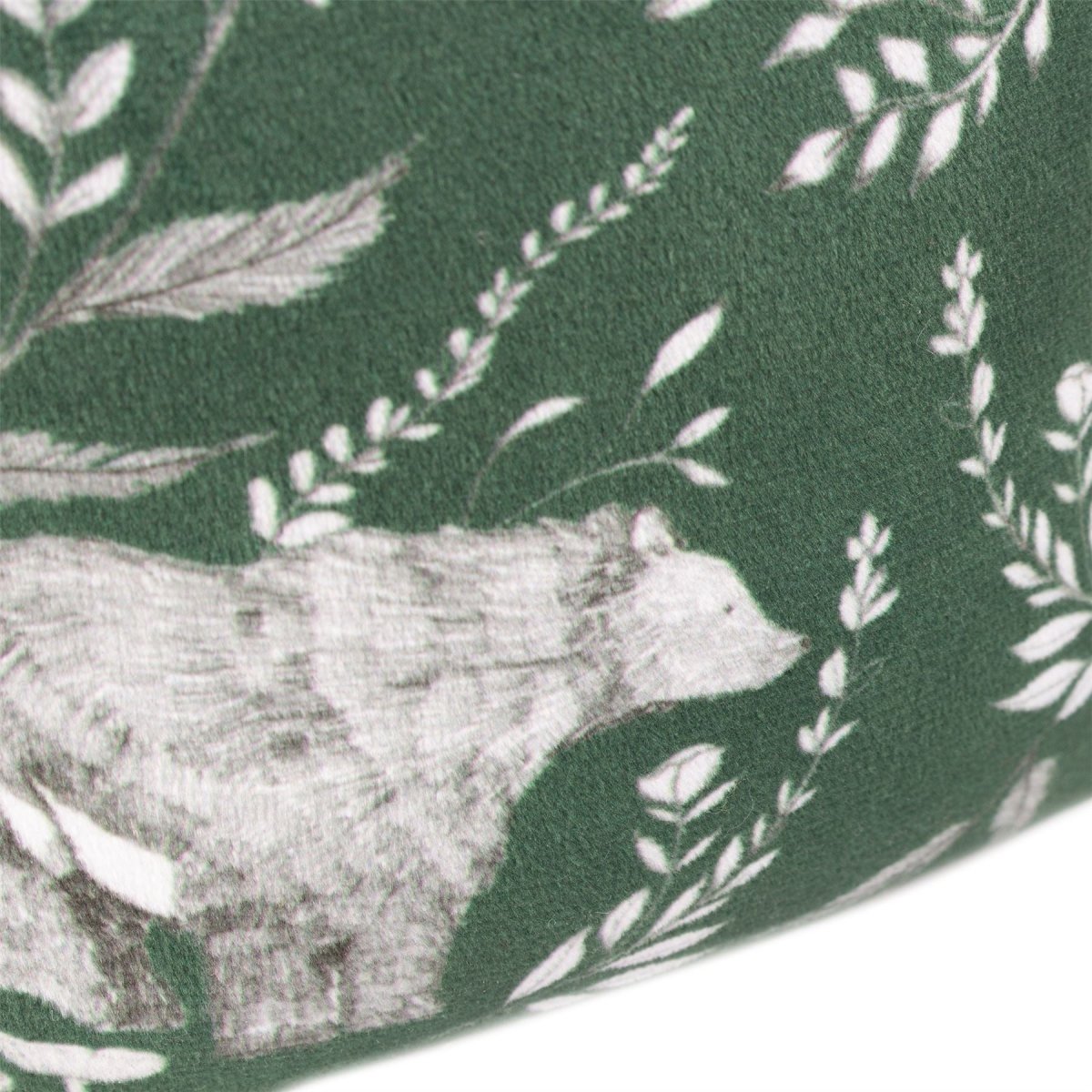 Buckthorn Evergreen Weighted Fabric Doorstop, 20cm Green Woodland Doorstop - Doorstop