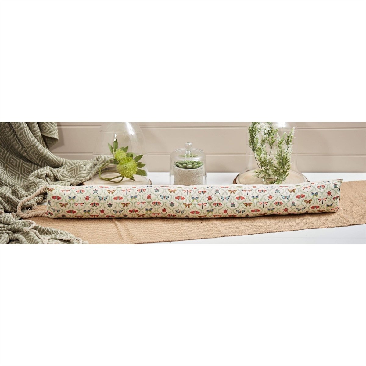Butterfly & Insect Draught Excluder | Butterflies & Ladybug Draft Excluder 94cm - Draught Excluder