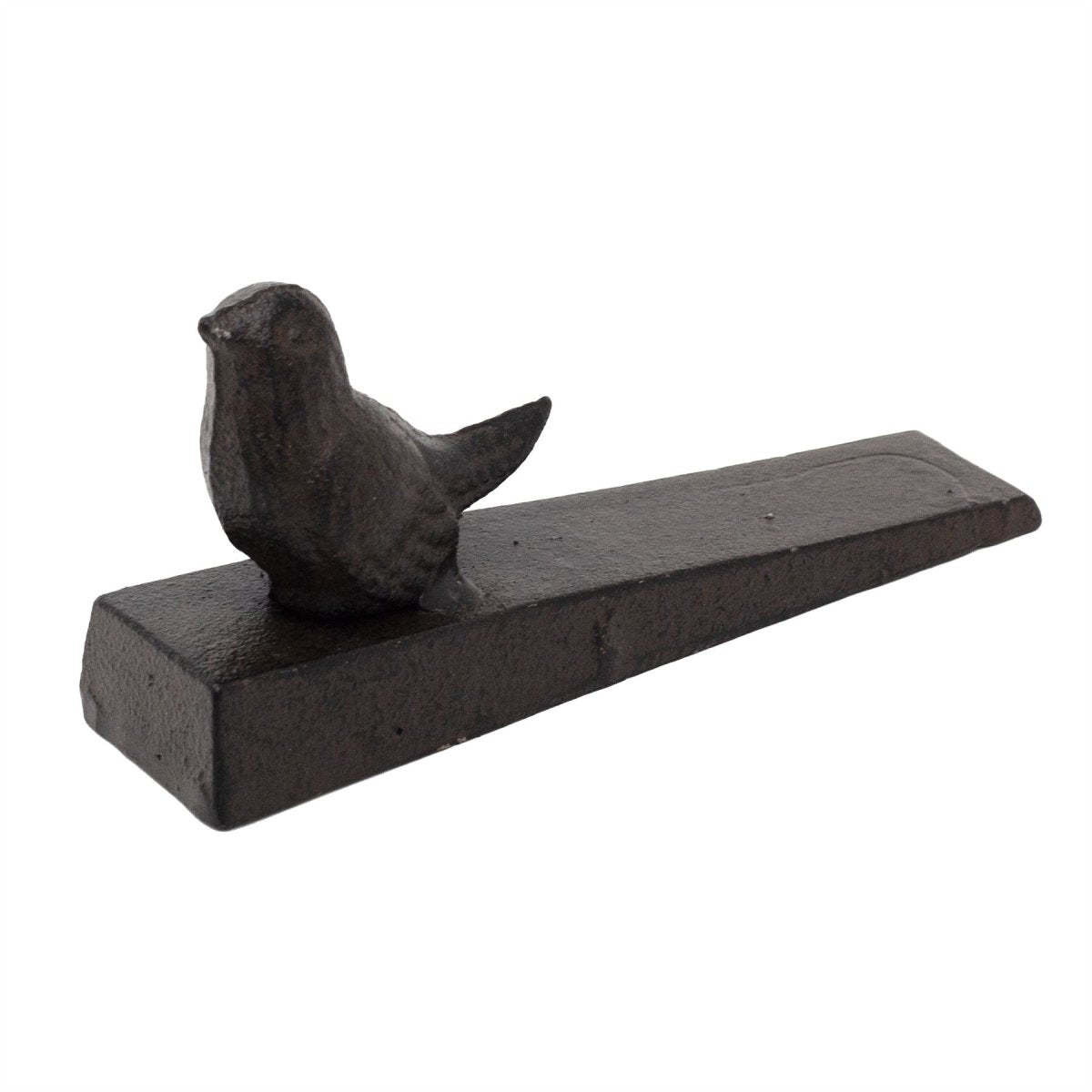 Cast Iron Bird Door Wedge, 15cm Decorative Rustic Animal Door Stopper Wedge - Doorstop