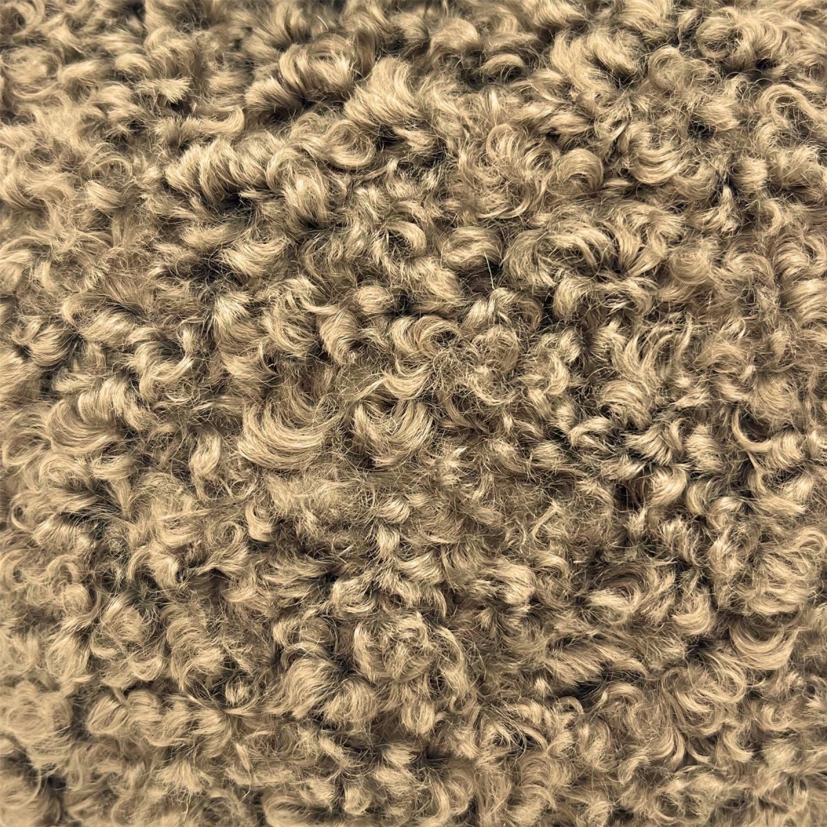 Chocolate Boucle Door Stop, 1kg Fabric Doorstop with Handle, 15cm Floor Door Stopper - Doorstop