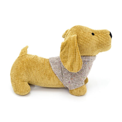 Dachshund Doorstop Dog Door Stop | Sausage Dog With Jumper Animal Doorstop - Doorstop