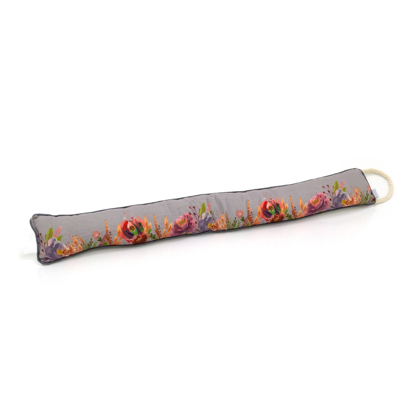 Beautiful Floral Fabric Draught Excluder For Doors | Door Draft Cushion