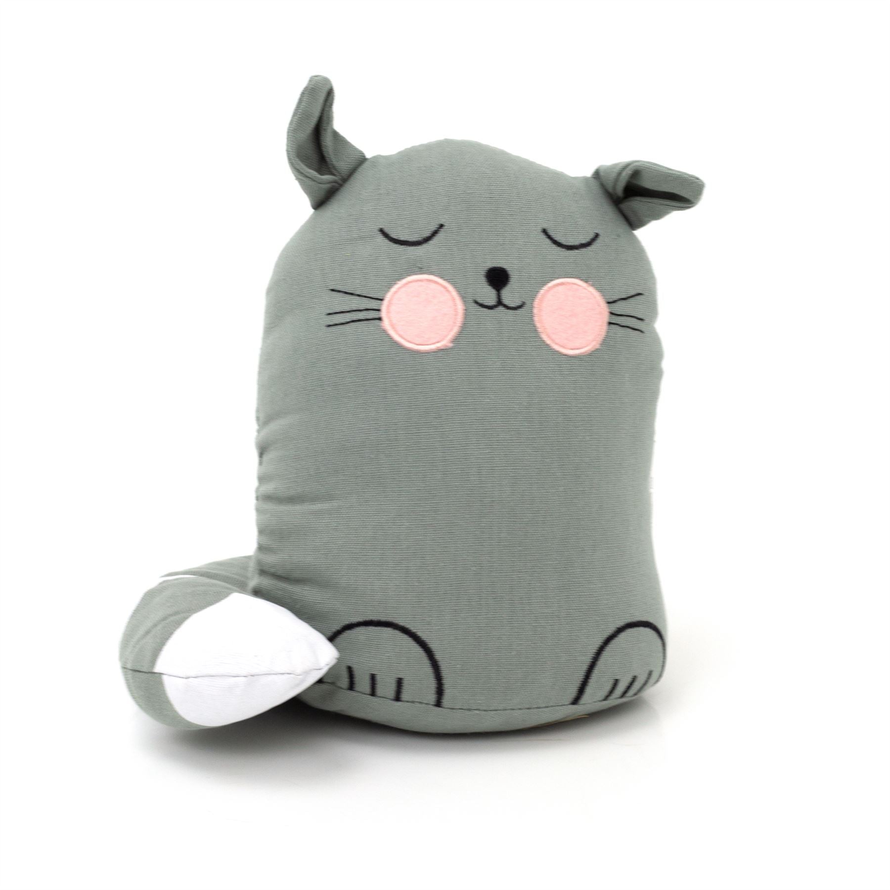 Childrens Fabric Cat Doorstop | Kids Cat Doorstops Animal Door Stopper ...