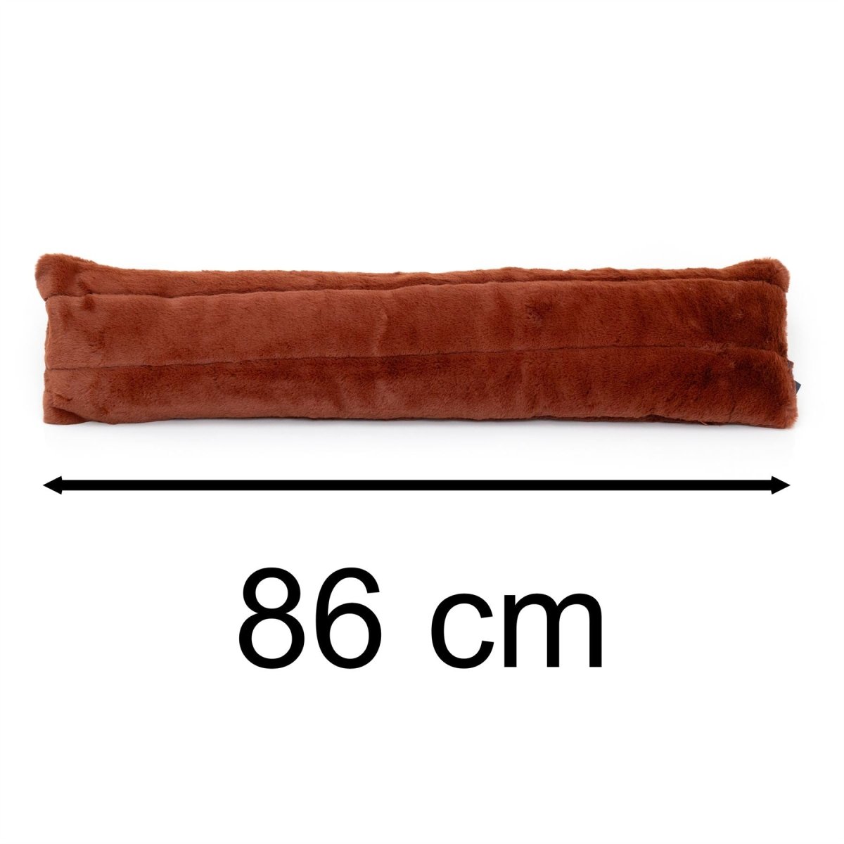 Empress Faux Fur Draught Excluder | Luxury Plush Draft Excluder For Doors - 88cm - Draught Excluder