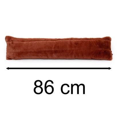 Empress Faux Fur Draught Excluder | Luxury Plush Draft Excluder For Doors - 88cm - Draught Excluder