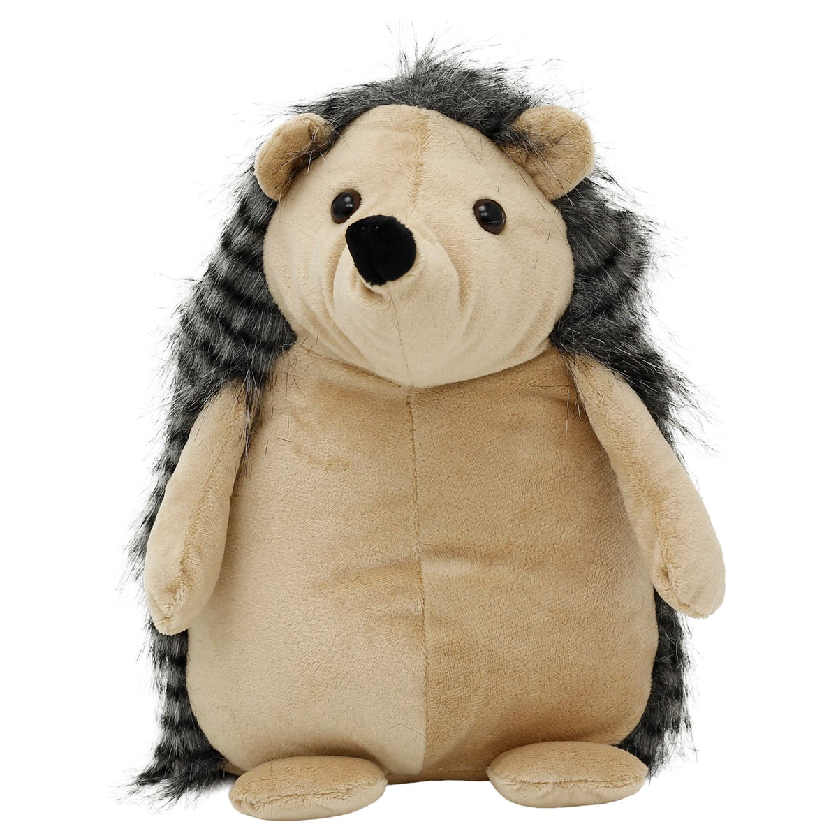 Hazel the Hedgehog Fabric Doorstop, Brown Animal Door Stopper, 22 cm