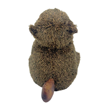 Bertie Beaver Door Stop, 29cm Weighted Faux Fur Animal Doorstop - 1.9kg
