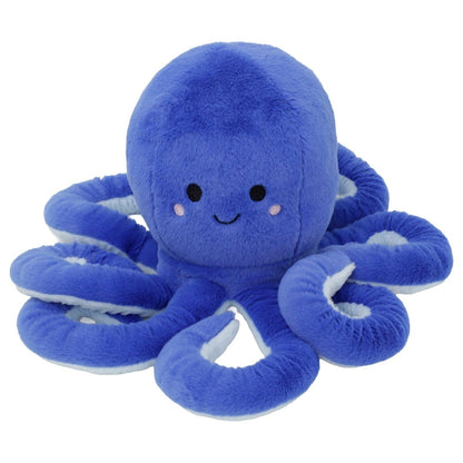Fabric Blue Octopus Door Stop, 16 cm Coastal Sea Life Door Stopper - Doorstop