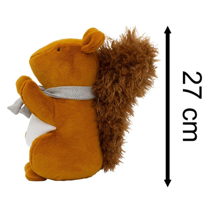 Fern the Squirrel Doorstop | Fabric Squirrel Door Stop with Bushy Tail - 27cm - Doorstop