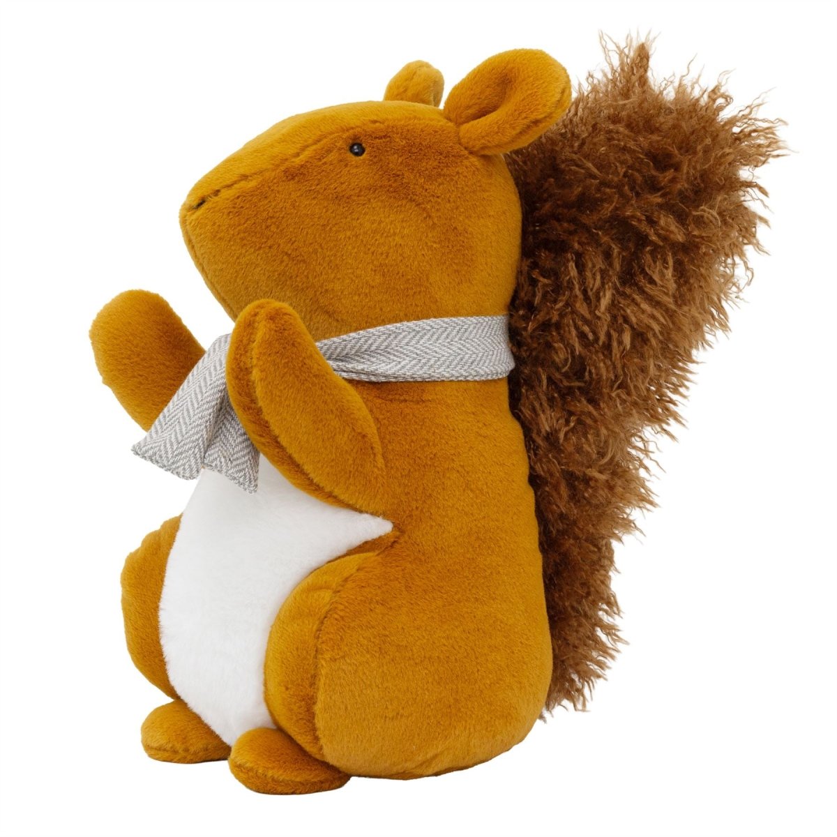 Fern the Squirrel Doorstop | Fabric Squirrel Door Stop with Bushy Tail - 27cm - Doorstop