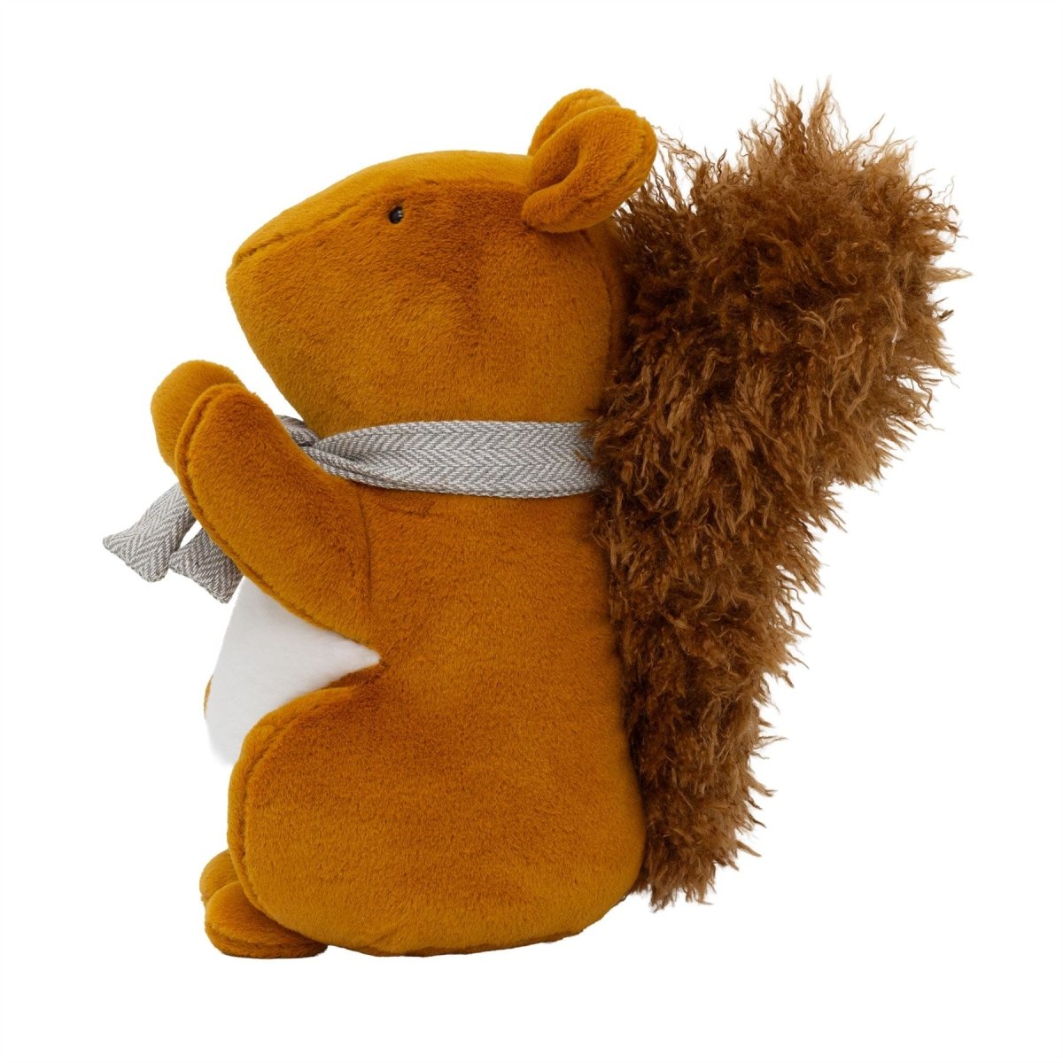 Fern the Squirrel Doorstop | Fabric Squirrel Door Stop with Bushy Tail - 27cm - Doorstop