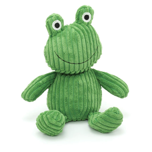 Frog Ribbed Chunky Cord Doorstop | Novelty Decorative Fabric Animal Door Stop | Toad Door Stopper - Doorstop