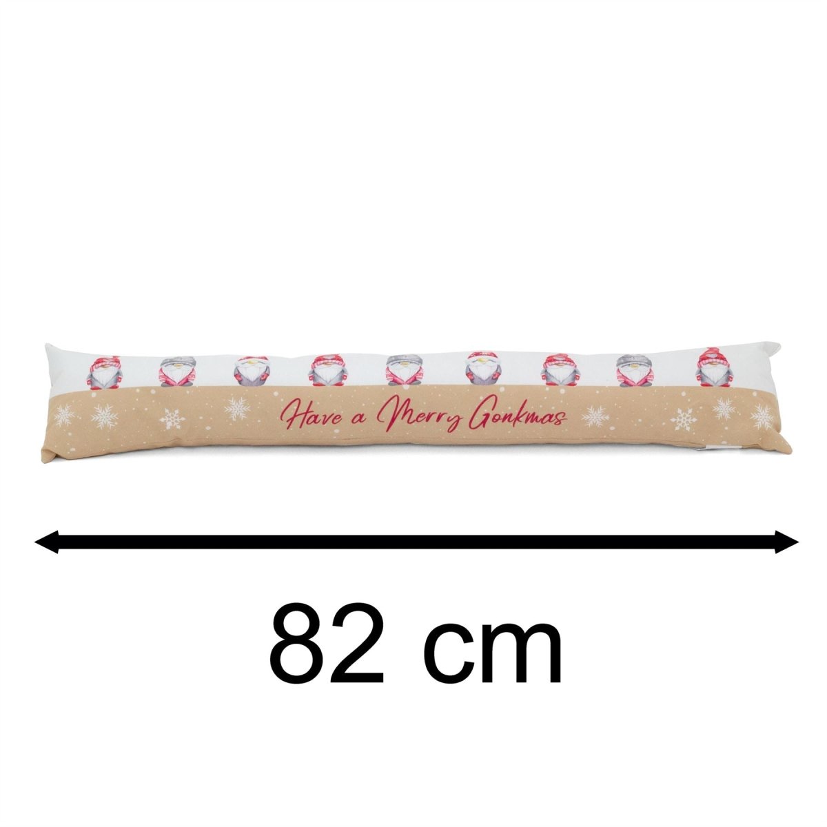 Gonkmas Draught Excluder | Fabric Gonk Christmas Door Draught Excluder - 82cm - Draught Excluder