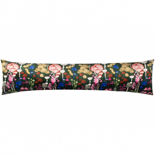 Green Amanita Fabric Draught Excluder | Mushroom Fungi Velvet Draft Excluder - Draught Excluder