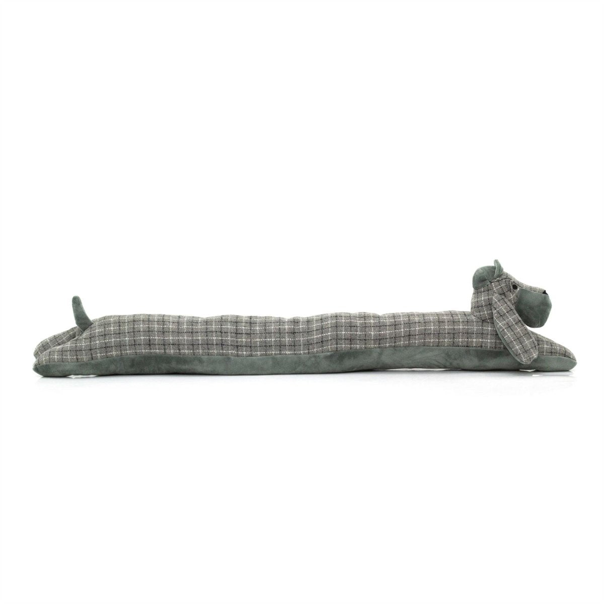 Grey Basset Hound Draught Excluder | Fabric Dog Draft Excluder Cushion with Hat - Draught Excluder