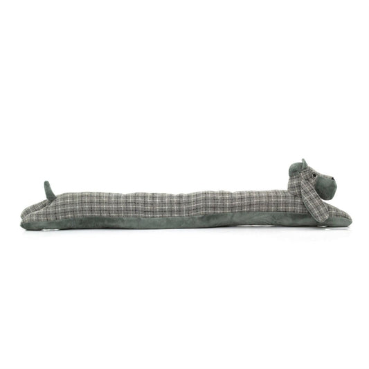 Grey Basset Hound Draught Excluder | Fabric Dog Draft Excluder Cushion with Hat - Draught Excluder