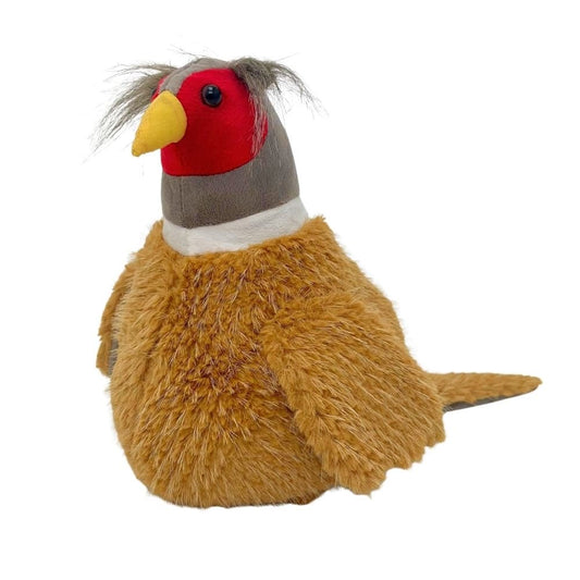 Monty Pheasant Door Stop, 23cm Weighted Faux Fur Bird Doorstop - 1.5kg - Doorstop