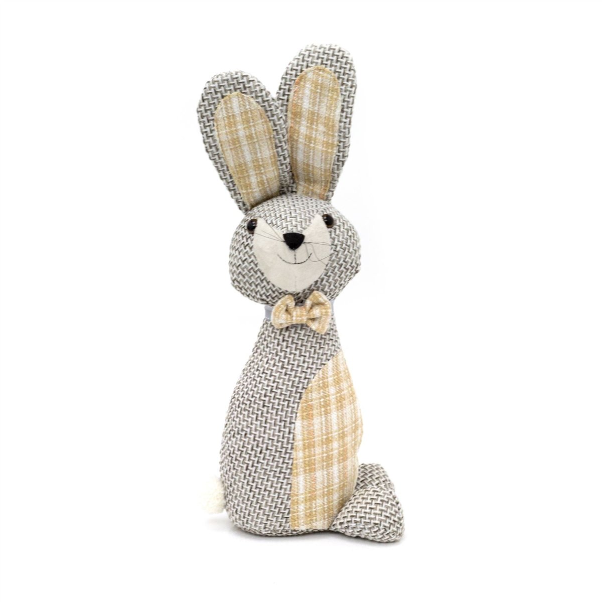 Novelty Fabric Rabbit Door Stop | Decorative Doorstopper Hare Animal Doorstop - Doorstop