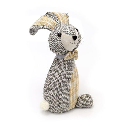 Novelty Fabric Rabbit Door Stop | Decorative Doorstopper Hare Animal Doorstop - Doorstop