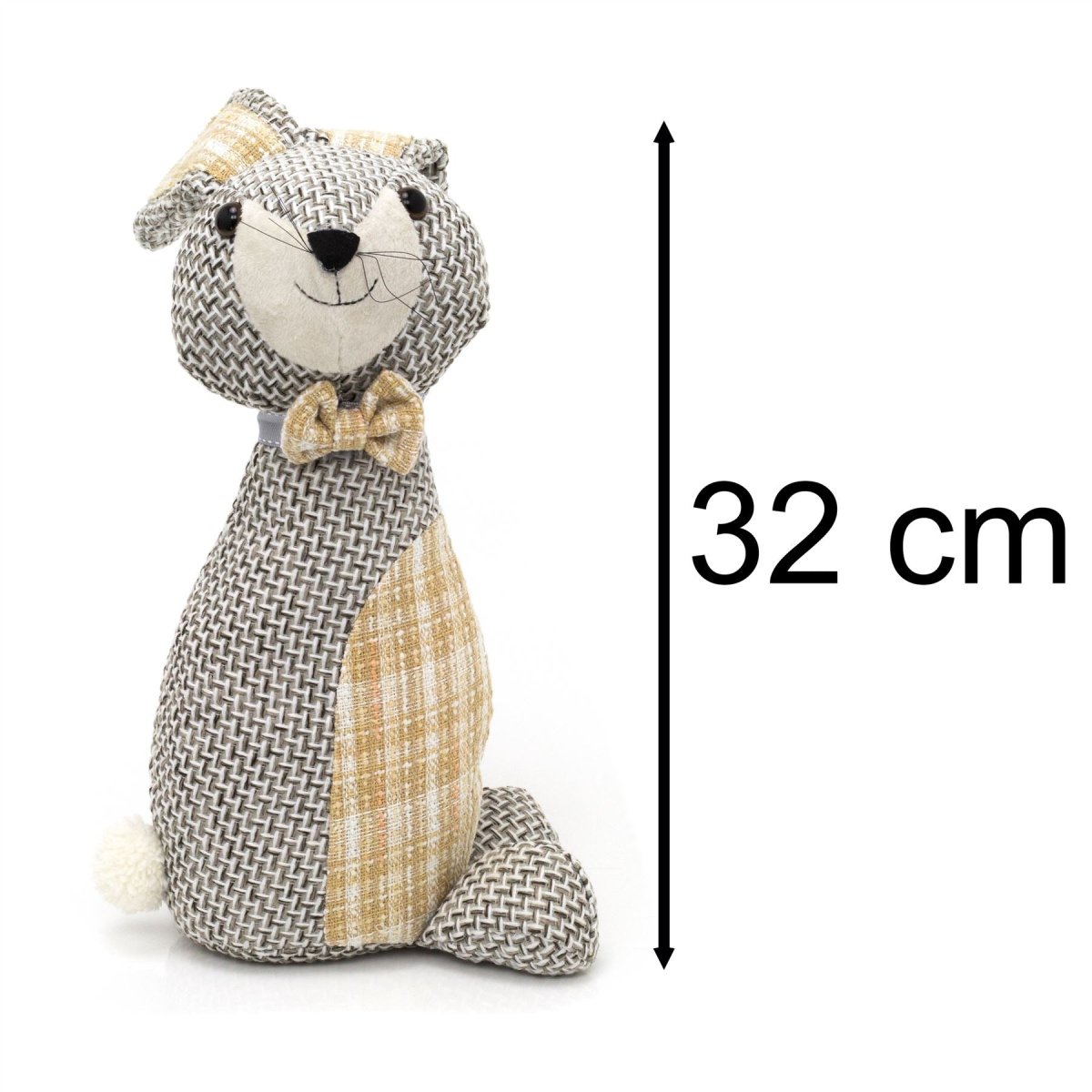 Novelty Fabric Rabbit Door Stop | Decorative Doorstopper Hare Animal Doorstop - Doorstop