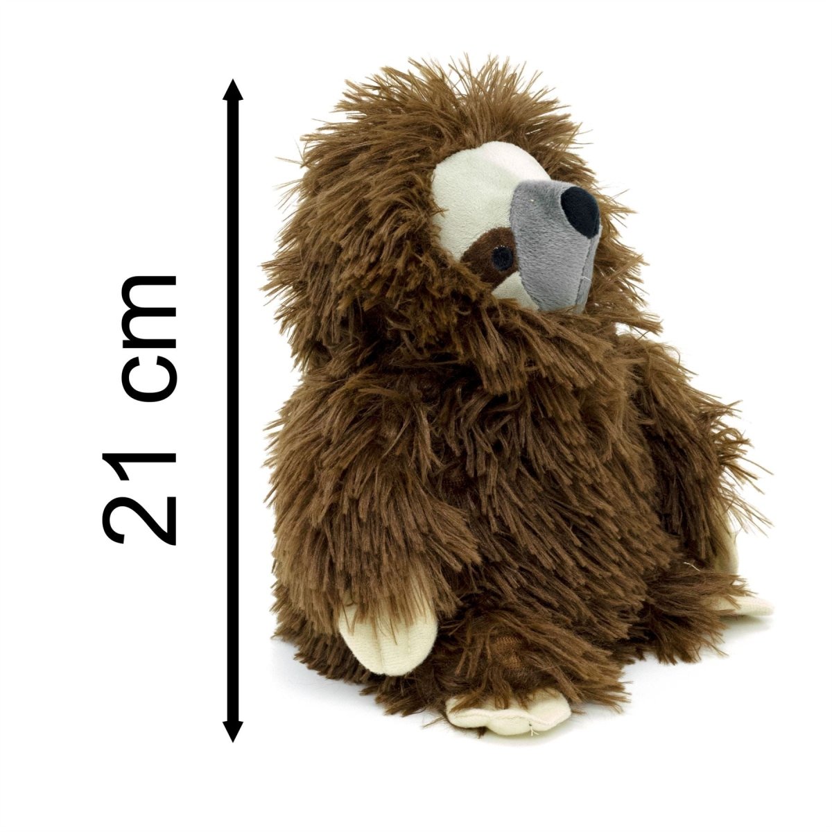 Shaggy Sloth Doorstop | Sloth Shaped Door Stop Fabric Animal Doorstop - Brown - Doorstop