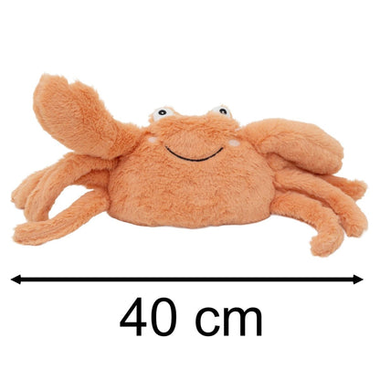 Shelly Crab Door Stop, 1.4kg Orange Crab Nautical Coastal Door Stop - 28cm - Doorstop