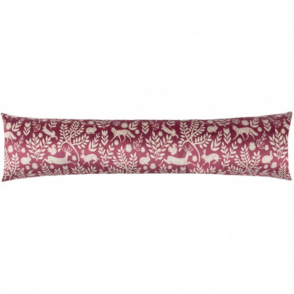 Skandi Woodland Fabric Draught Excluder | Forest Animals Velvet Draft Excluder - Draught Excluder