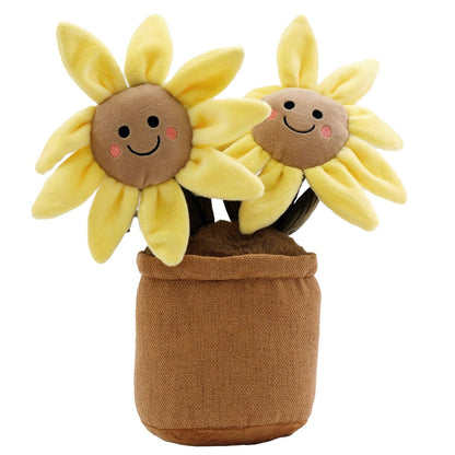 Sunflower Doorstop, 34cm Novelty Flower Pot Door Stop Decorative Door Stopper - Doorstop