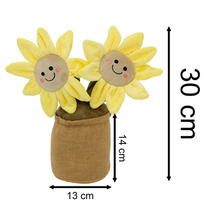 Sunflower Doorstop, 34cm Novelty Flower Pot Door Stop Decorative Door Stopper - Doorstop