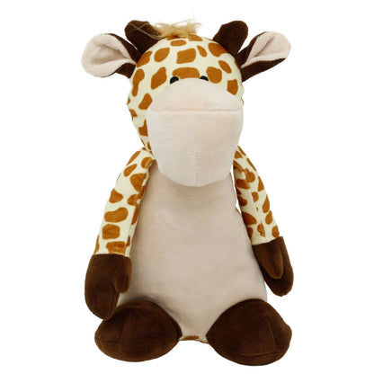 Weighted Fabric Giraffe Door Stop, 25cm Orange Sand Filled Doorstop - Doorstop
