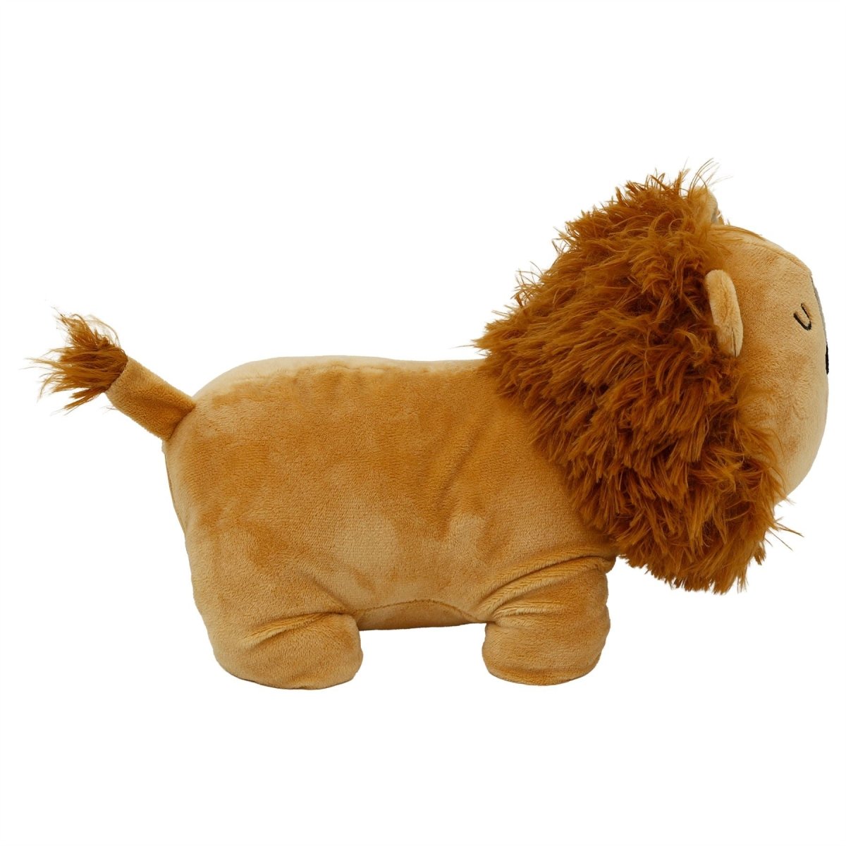 Weighted Fabric Lion Door Stop, 25 cm Decorative Brown Animal Doorstop - Doorstop
