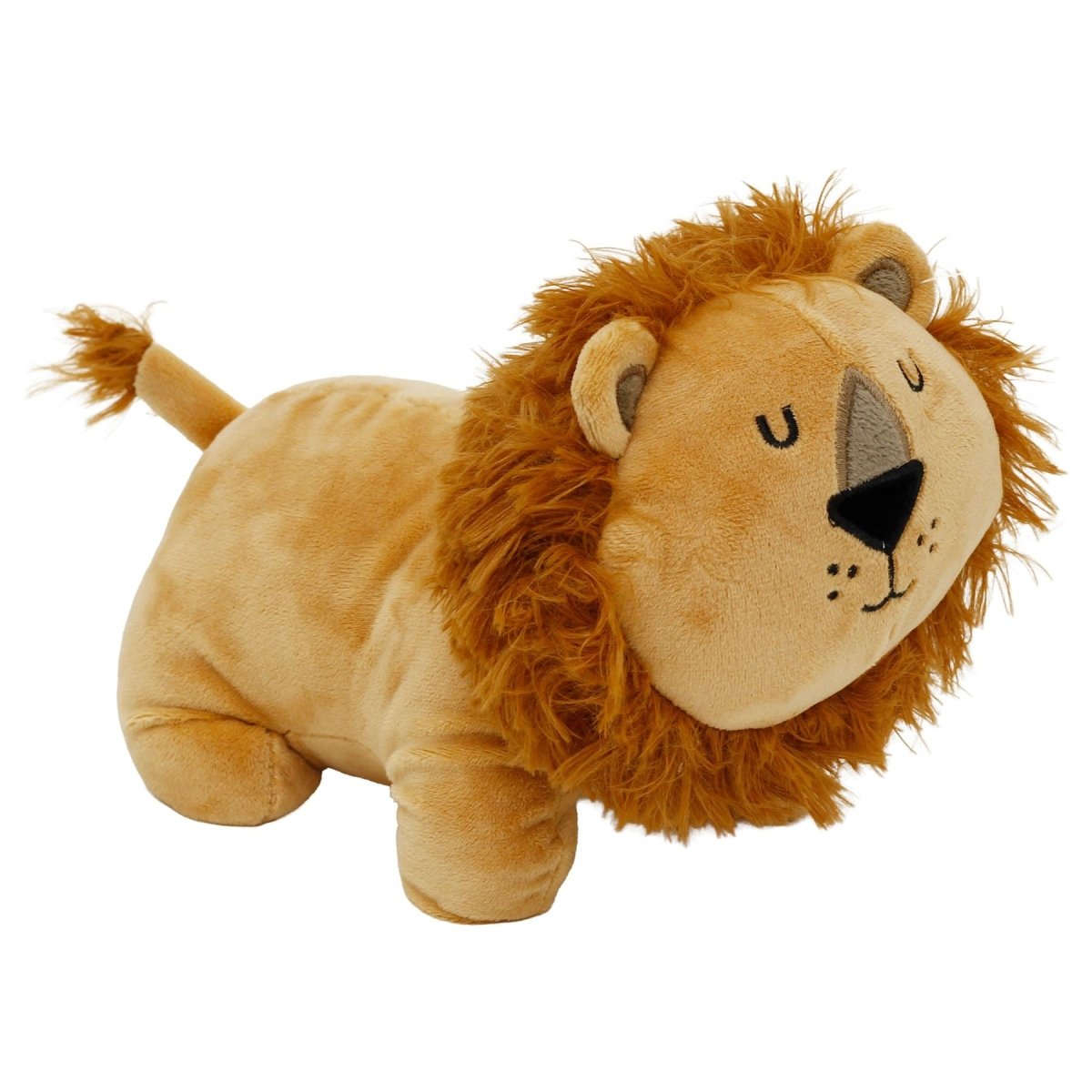 Weighted Fabric Lion Door Stop, 25 cm Decorative Brown Animal Doorstop - Doorstop