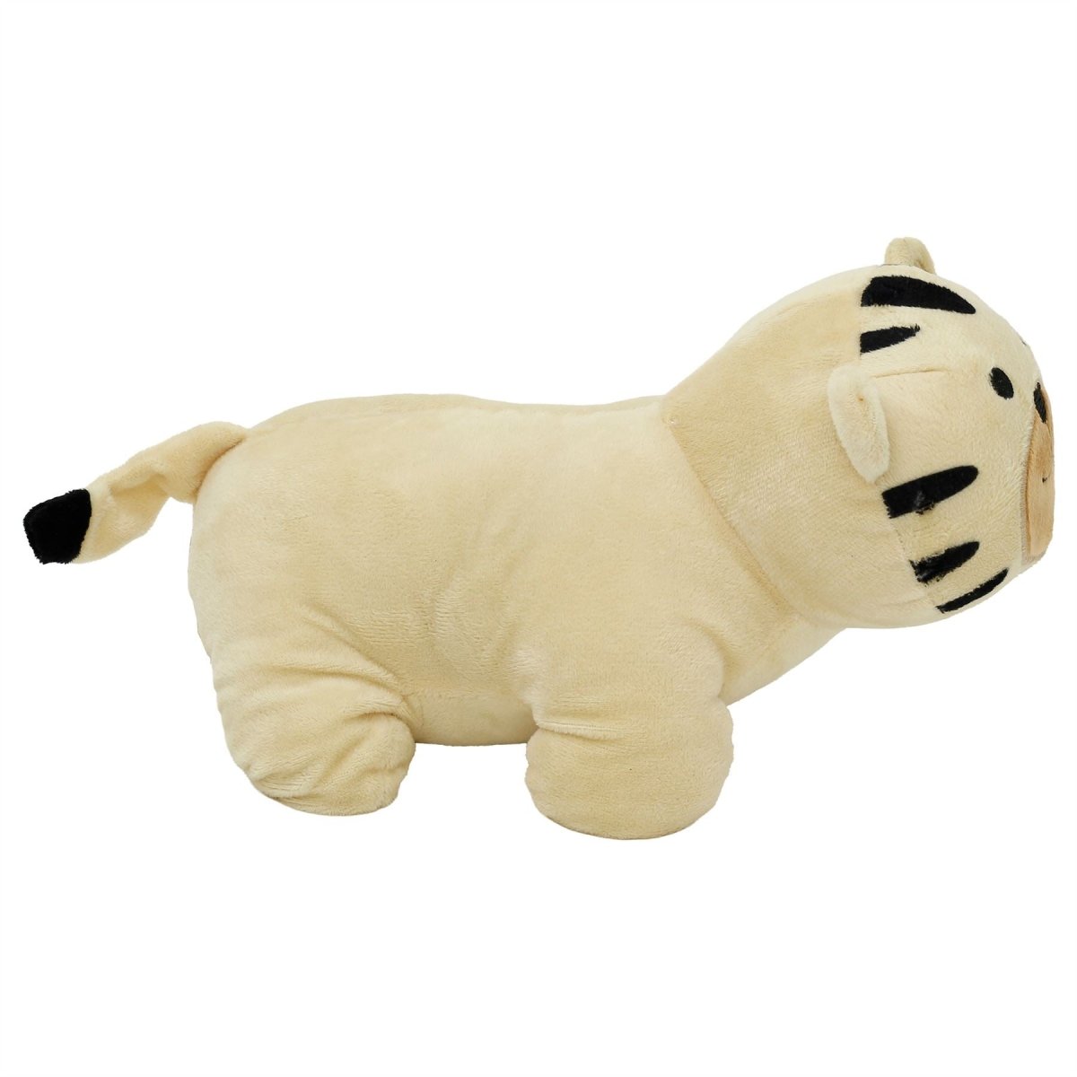 Weighted Fabric Tiger Door Stop, 26 cm Yellow Safari Animal Door Stopper - Doorstop