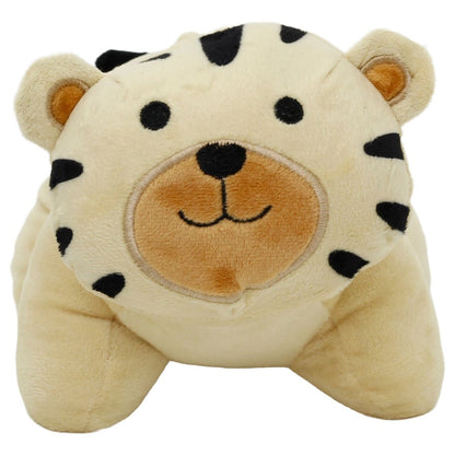 Weighted Fabric Tiger Door Stop, 26 cm Yellow Safari Animal Door Stopper - Doorstop